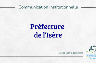 Concertation sur la modification du Plan de Prévention des Risques Isère amont