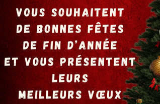 Bonnes fêtes et bonne année 2026