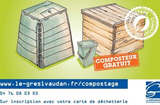 Récupérez votre composteur avec le Grésivaudan